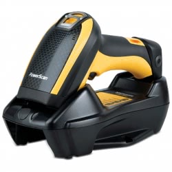 Vente de Lecteurs / Douchettes / Scanners codes-barres industriels sans-fils Datalogic Powerscan PBT9100 Megacom